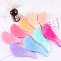 1 sztuk Hot magiczny uchwyt grzebień anty statyczna masująca szczotka do włosów Tangle Detangle prysznic masaż szczotka do włosów grzebień urządzenie do stylizacji włosów 1